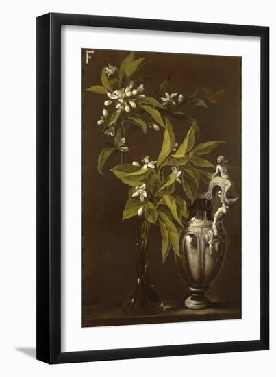Still Life of Flowers and a Vase-Andrea Belvedere-Framed Giclee Print