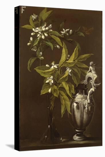 Still Life of Flowers and a Vase-Andrea Belvedere-Stretched Canvas