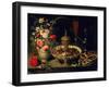 Still Life of Flowers and Dried Fruit, 1611-Clara Peeters-Framed Giclee Print