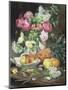 Still Life of Flowers and Fruit-Louis Marie De Schryver-Mounted Giclee Print