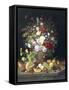 Still Life of Flowers and Fruit-Christian Mollback-Framed Stretched Canvas