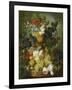 Still Life of Flowers and Fruit-Jan van Os-Framed Giclee Print