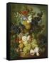 Still Life of Flowers and Fruit-Jan van Os-Framed Stretched Canvas