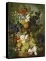 Still Life of Flowers and Fruit-Jan van Os-Stretched Canvas