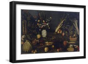 Still Life of Flowers and Plants-Caravaggio-Framed Giclee Print