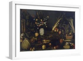 Still Life of Flowers and Plants-Caravaggio-Framed Giclee Print