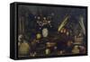 Still Life of Flowers and Plants-Caravaggio-Framed Stretched Canvas