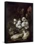 Still Life of Flowers and Vegetables, 17th Century-Giovanni-Battista Ruoppolo-Framed Stretched Canvas