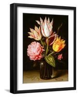 Still Life of Flowers, C.1609-Ambrosius The Elder Bosschaert-Framed Giclee Print