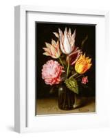 Still Life of Flowers, C.1609-Ambrosius The Elder Bosschaert-Framed Giclee Print