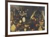 Still Life of Flowers, Fruit and Vegetables, C.1594-Caravaggio-Framed Giclee Print