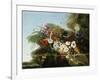 Still Life of Flowers in a Basket, 1852-Adelheid Dietrich-Framed Giclee Print
