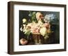 Still Life of Flowers in a Basket-Antoine Berjon-Framed Giclee Print