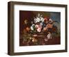 Still Life of Flowers in a Basket-Antoine Monnoyer-Framed Giclee Print