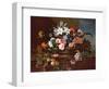 Still Life of Flowers in a Basket-Antoine Monnoyer-Framed Giclee Print