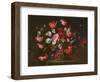 Still Life of Flowers in a Basket-Juan de Arellano-Framed Giclee Print