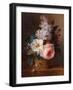 Still Life of Flowers in a Basket-Cornelis van Spaendonck-Framed Giclee Print