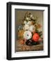 Still Life of Flowers in a Glass Vase, 1742-Rachel Ruysch-Framed Giclee Print