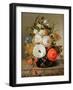 Still Life of Flowers in a Glass Vase, 1742-Rachel Ruysch-Framed Giclee Print