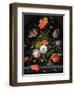 Still Life of Flowers in a Glass Vase-Abraham Mignon-Framed Giclee Print