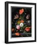 Still Life of Flowers in a Glass Vase-Abraham Mignon-Framed Giclee Print