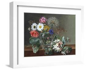 Still Life of Flowers in a Glass-Johan Laurentz Jensen-Framed Giclee Print