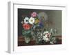 Still Life of Flowers in a Glass-Johan Laurentz Jensen-Framed Giclee Print