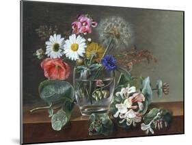 Still Life of Flowers in a Glass-Johan Laurentz Jensen-Mounted Giclee Print