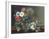 Still Life of Flowers in a Glass-Johan Laurentz Jensen-Framed Giclee Print