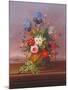 Still Life of Flowers in a Landscape, 1823-Johann Knapp-Mounted Giclee Print