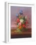 Still Life of Flowers in a Landscape, 1823-Johann Knapp-Framed Giclee Print