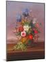 Still Life of Flowers in a Landscape, 1823-Johann Knapp-Mounted Giclee Print