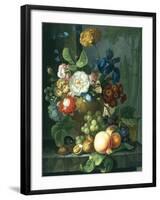 Still Life of Flowers in a Terracotta Vase-Elizabeth Van Hoogenhuyzen-Framed Giclee Print