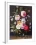 Still Life of Flowers in a Vase, 1661-Jan van Kessel-Framed Giclee Print