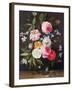 Still Life of Flowers in a Vase, 1661-Jan van Kessel-Framed Giclee Print