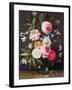 Still Life of Flowers in a Vase, 1661-Jan van Kessel-Framed Giclee Print