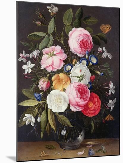 Still Life of Flowers in a Vase, 1661-Jan van Kessel-Mounted Giclee Print