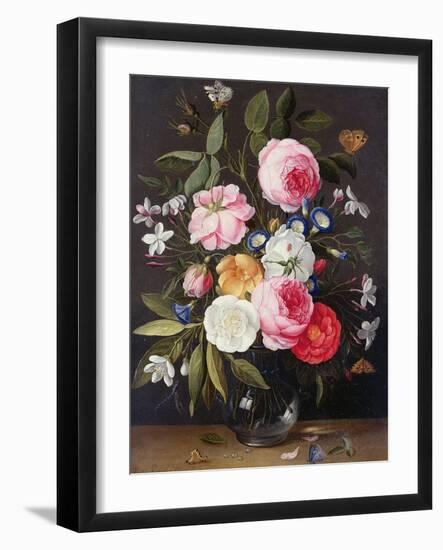 Still Life of Flowers in a Vase, 1661-Jan van Kessel-Framed Giclee Print