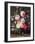 Still Life of Flowers in a Vase, 1661-Jan van Kessel-Framed Giclee Print