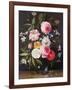 Still Life of Flowers in a Vase, 1661-Jan van Kessel-Framed Giclee Print