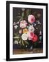 Still Life of Flowers in a Vase, 1661-Jan van Kessel-Framed Giclee Print