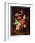 Still Life of Flowers in a Vase, 1713-null-Framed Giclee Print