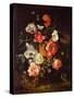 Still Life of Flowers in a Vase, 1713-null-Stretched Canvas