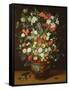 Still Life of Flowers in a Vase-Jan Brueghel the Younger-Framed Stretched Canvas