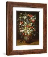 Still Life of Flowers in a Vase-Jan Brueghel the Younger-Framed Giclee Print