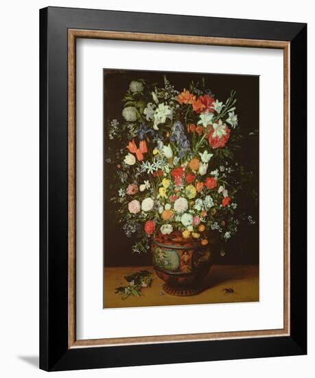 Still Life of Flowers in a Vase-Jan Brueghel the Younger-Framed Giclee Print