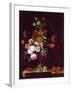 Still Life of flowers in an Urn, 17th century-Jean-Baptiste Monnoyer-Framed Giclee Print