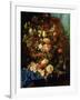 Still Life of Flowers on a Ledge with Birds Nest, 1884-Pierre-Louis de Coninck-Framed Giclee Print