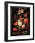 Still Life of Flowers on a Ledge-Abraham Mignon-Framed Giclee Print