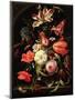 Still Life of Flowers on a Ledge-Abraham Mignon-Mounted Giclee Print